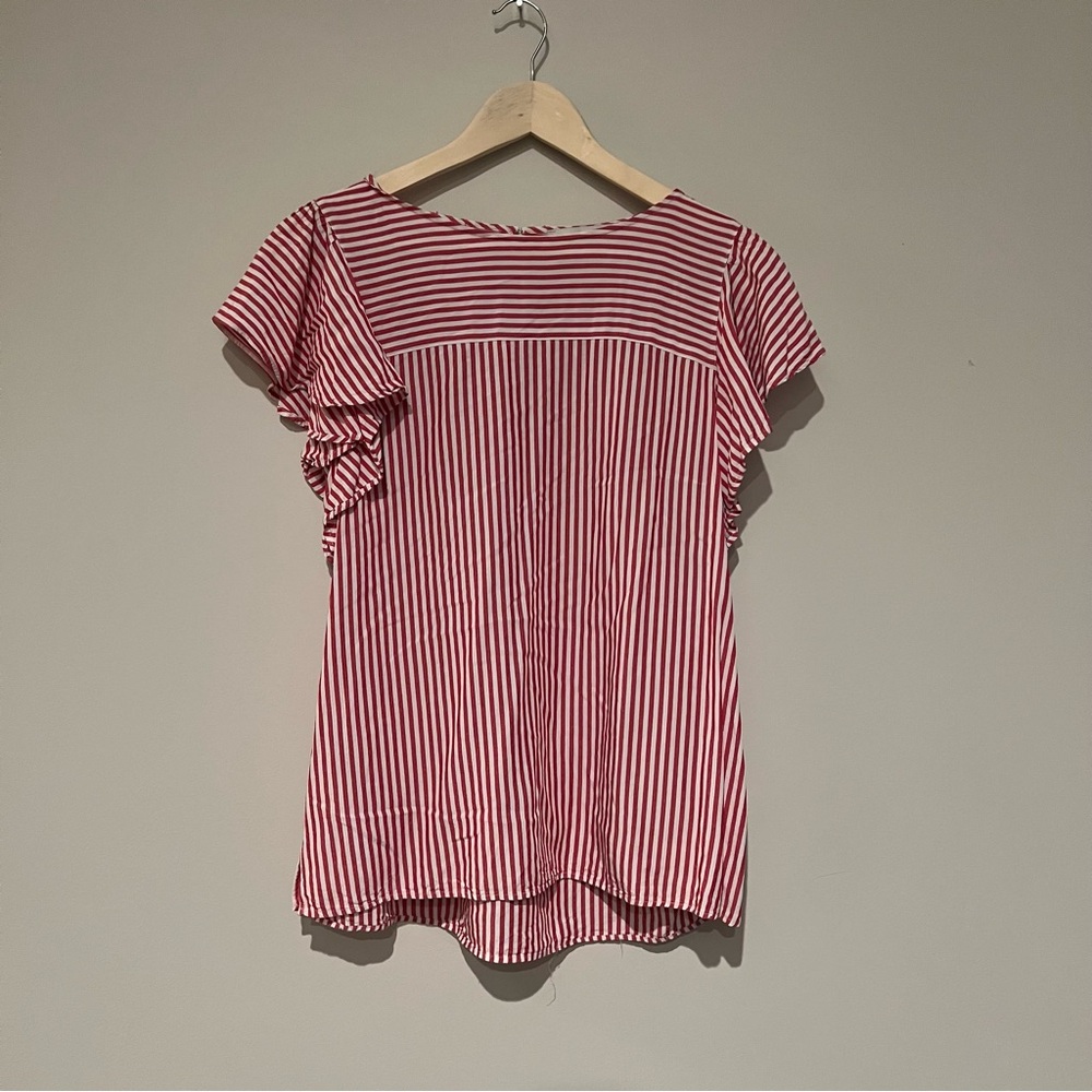 Loft Ruffle Sleeve Blouse